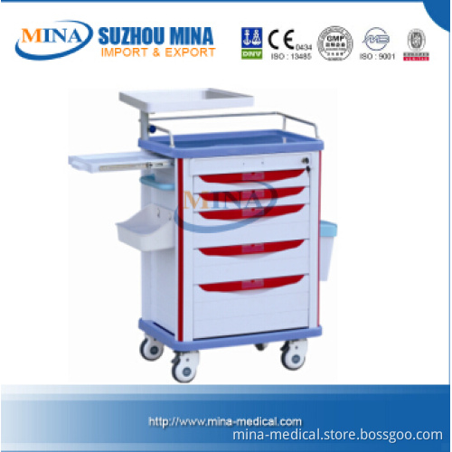 Emergency Trolley, ABS Plastic, Aluminum and Steel (MINA-ET009H)